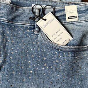 Judy Blue Sparkling Light Blue High Rise Jeans